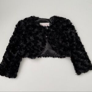 Bonnie Baby Faux Fur Shrug Size 18 M